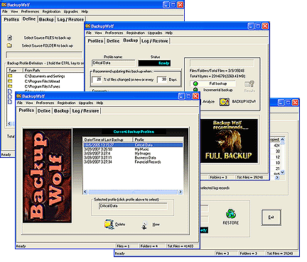 Backup Wolf Screenshot